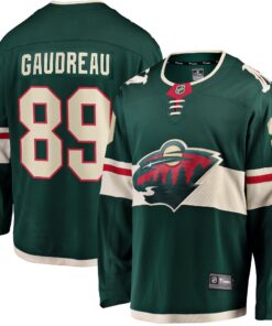 Frederick Gaudreau Minnesota Wild Fanatics Home Breakaway Player Jersey  Green