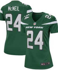 Freeman McNeil New York Jets  Women_s Game Retired Player Jersey  Gotham Green