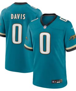 Gabe Davis Jacksonville Jaguars  Prowler Throwback Player Game Jersey  Teal
