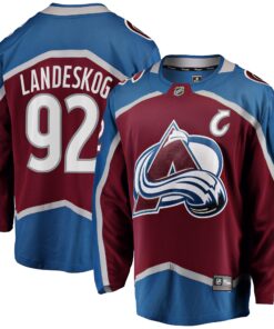 Gabriel Landeskog Colorado Avalanche Fanatics Breakaway Player Jersey  Burgundy