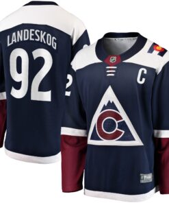 Gabriel Landeskog Colorado Avalanche Fanatics Premier Breakaway Player Jersey  Navy