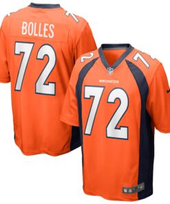 Garett Bolles Denver Broncos  Game Jersey  Orange