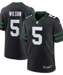 Garrett Wilson New York Jets  Alternate Game Jersey  Legacy Black