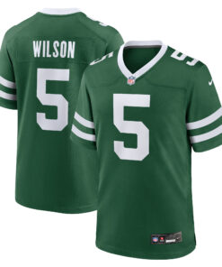 Garrett Wilson New York Jets  Game Jersey  Legacy Green