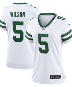 Garrett Wilson New York Jets  Women_s Game Jersey  Legacy White