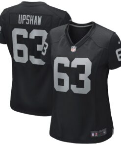 Gene Upshaw Las Vegas Raiders  Women_s Game Retired Player Jersey  Black