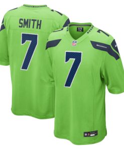 Geno Smith Seattle Seahawks   Game Jersey  Neon Green