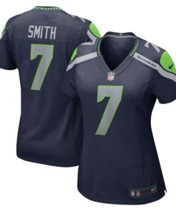 Geno Smith Seattle Seahawks  Women_s Player Jersey  Navy