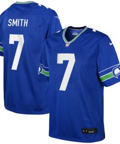 Geno Smith Seattle Seahawks  Youth Game Jersey  Royal