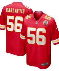 George Karlaftis Kansas City Chiefs  Player Game Jersey  Red