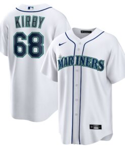 George Kirby Seattle MarinersHome Replica Jersey  White