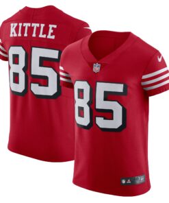 George Kittle San Francisco 49ers  Alternate Vapor Elite Jersey  Scarlet