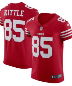 George Kittle San Francisco 49ers  Vapor Elite Jersey  Scarlet