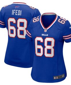 Germain Ifedi Buffalo Bills  Women_s Team Game Jersey   Royal 1