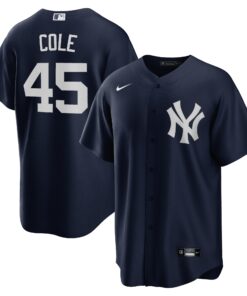 Gerrit Cole New York YankeesAlternate Replica Player Name Jersey  Navy