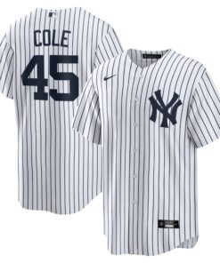 Gerrit Cole New York YankeesHome Replica Player Name Jersey  White 1