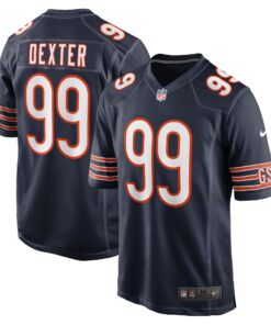 Gervon Dexter Sr Chicago Bears  Team Game Jersey   Navy