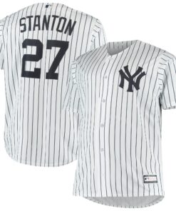 Giancarlo Stanton New York Yankees Big amp Tall Replica Player Jersey  White
