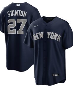 Giancarlo Stanton New York YankeesAlternate Replica Player Jersey  Navy