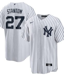 Giancarlo Stanton New York YankeesHome Replica Player Name Jersey  White