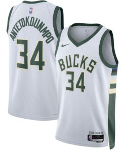 Giannis Antetokounmpo Milwaukee Bucks Unisex Swingman Jersey - Association Edition - White