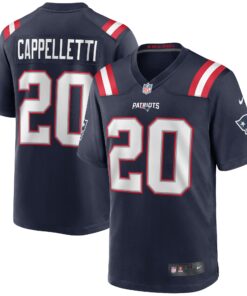 Gino Cappelletti New England Patriots  Game Retired Player Jersey  Navy