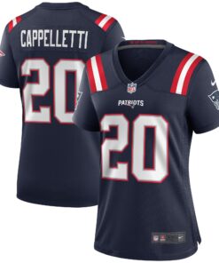 Gino Cappelletti New England Patriots  Women_s Game Retired Player Jersey  Navy