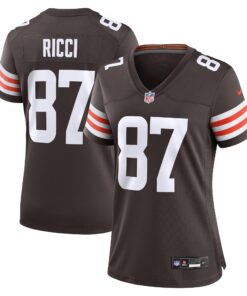 Giovanni Ricci Cleveland Browns  Women_s  Game Jersey   Brown