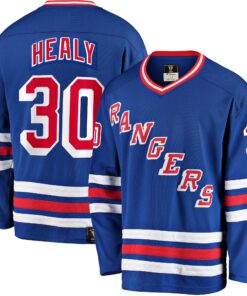 Glenn Healy New York Rangers Fanatics Premier Breakaway Retired Player Jersey  Blue