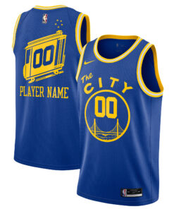 Golden State Warriors 202021 Hardwood Classics Swingman Custom Jersey - Blue