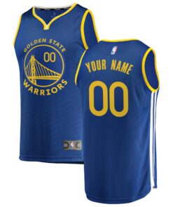 Golden State Warriors Fanatics Youth 201920 Fast Break Custom Replica Jersey Royal - Icon Edition