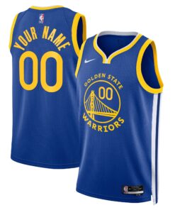 Golden State Warriors Unisex Swingman Custom Jersey Royal - Icon Edition