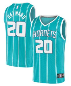 Gordon Hayward Charlotte Hornets Fanatics 202021 Fast Break Replica Player Jersey Teal - Icon Edition