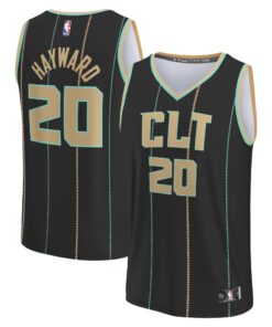 Gordon Hayward Charlotte Hornets Fanatics Youth Fastbreak Jersey - City Edition - Black