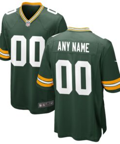 Green Bay Packers  Custom Game Jersey  Green