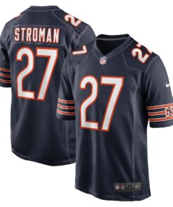 Greg Stroman Chicago Bears  Team Game Jersey   Navy