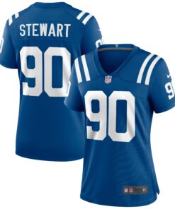 Grover Stewart Indianapolis Colts  Women_s Game Jersey  Royal