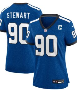 Grover Stewart Indianapolis Colts  Women_s Indiana Nights Alternate Game Jersey  Royal