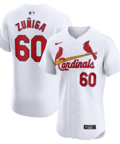 Guillermo ZuÃ±iga St. Louis CardinalsHome Elite Player Jersey  White