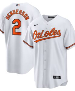 Gunnar Henderson Baltimore OriolesHome Replica Player Jersey  White