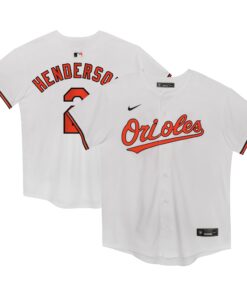 Gunnar Henderson Baltimore OriolesPreschool Home Game Jersey  White