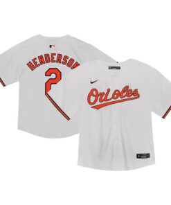 Gunnar Henderson Baltimore OriolesToddler  Game Jersey  White