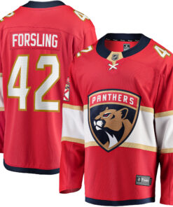 Gustav Forsling Florida Panthers Fanatics Home Breakaway Player Jersey  Red