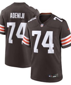 Hakeem Adeniji Cleveland Browns   Game Jersey   Brown