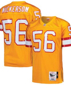 Hardy Nickerson Tampa Bay Buccaneers 1993 Mitchell amp Ness Authentic Throwback Retired Player Jersey  Orange