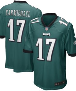 Harold Carmichael Philadelphia Eagles  Game Retired Player Jersey  Midnight Green