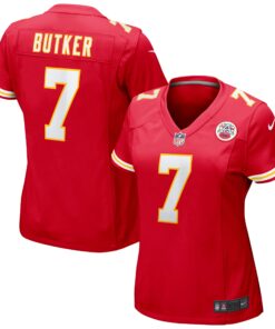 Harrison Butker Kansas City Chiefs  Women_s Game Jersey  Red