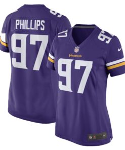 Harrison Phillips Minnesota Vikings  Women_s Game Player Jersey  Purple