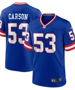 Harry Carson New York Giants  Classic Retired Player Game Jersey  Royal