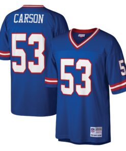 Harry Carson New York Giants Mitchell amp Ness Legacy Replica Jersey  Royal